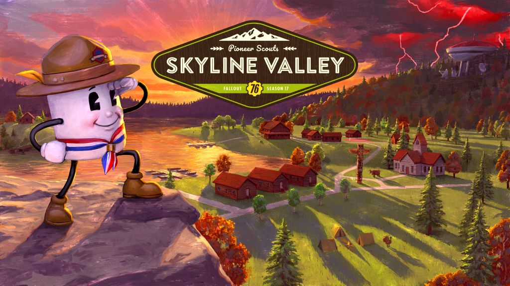 Nukleární pustina ve Falloutu 76 se rozšiřuje v aktualizaci Skyline Valley