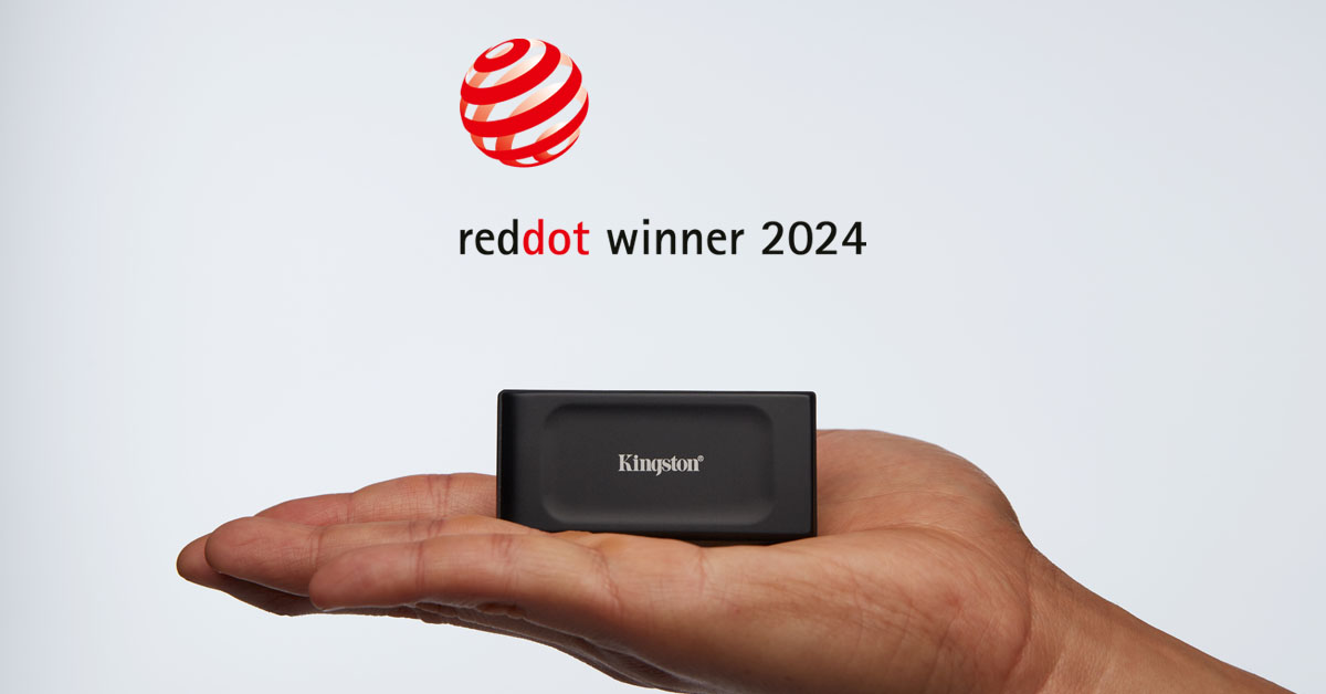 SSD disk Kingston XS1000 získal ocenění na Red Dot Design Award